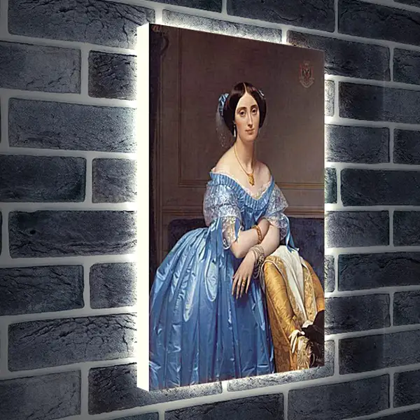 Лайтбокс световая панель - Ingres princesse. Жан Огюст Доминик Энгр
