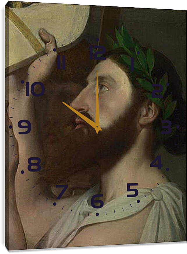 Часы картина - Pindar and Ictinus. Жан Огюст Доминик Энгр
