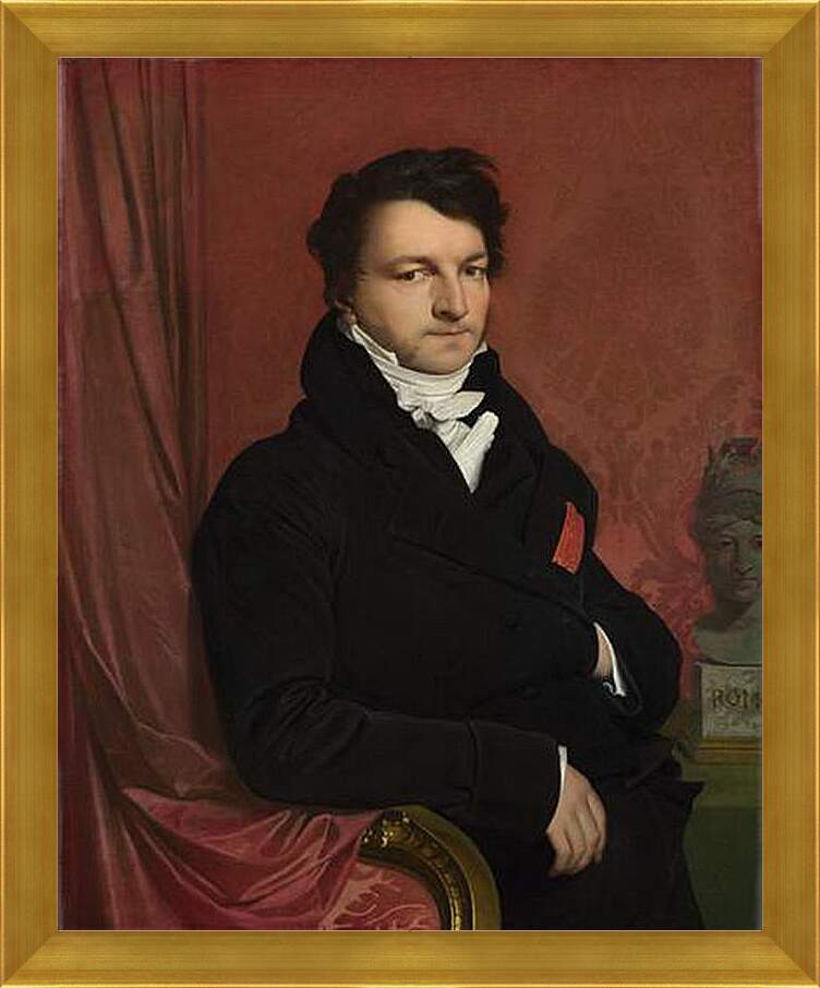 Картина в раме - Monsieur de Norvins. Жан Огюст Доминик Энгр
