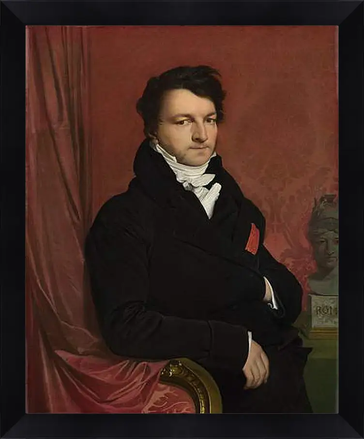 Картина в раме - Monsieur de Norvins. Жан Огюст Доминик Энгр
