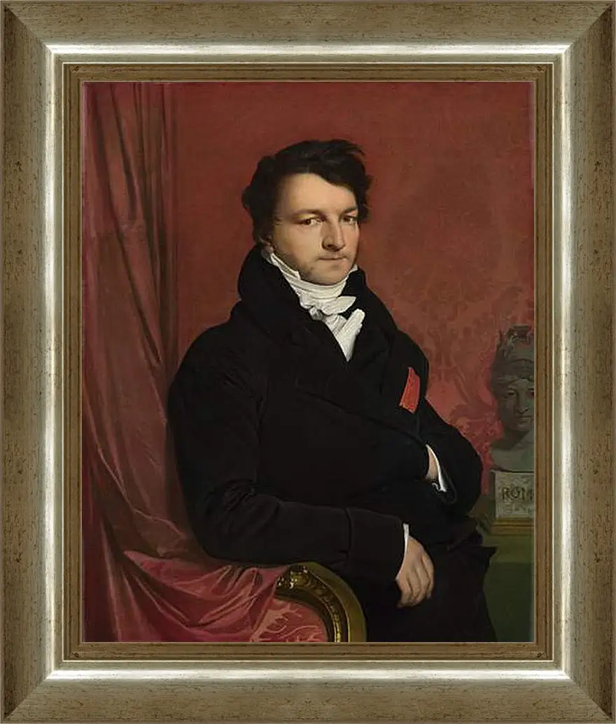 Картина в раме - Monsieur de Norvins. Жан Огюст Доминик Энгр