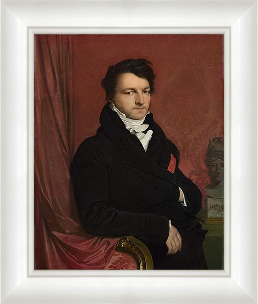 Картина в раме - Monsieur de Norvins. Жан Огюст Доминик Энгр
