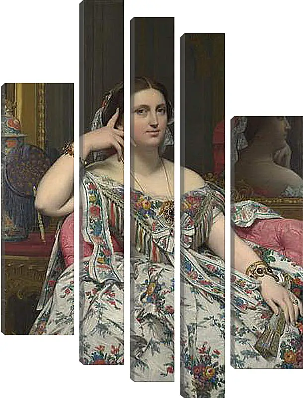 Модульная картина - Madame Moitessier. Жан Огюст Доминик Энгр