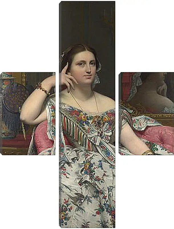 Модульная картина - Madame Moitessier. Жан Огюст Доминик Энгр
