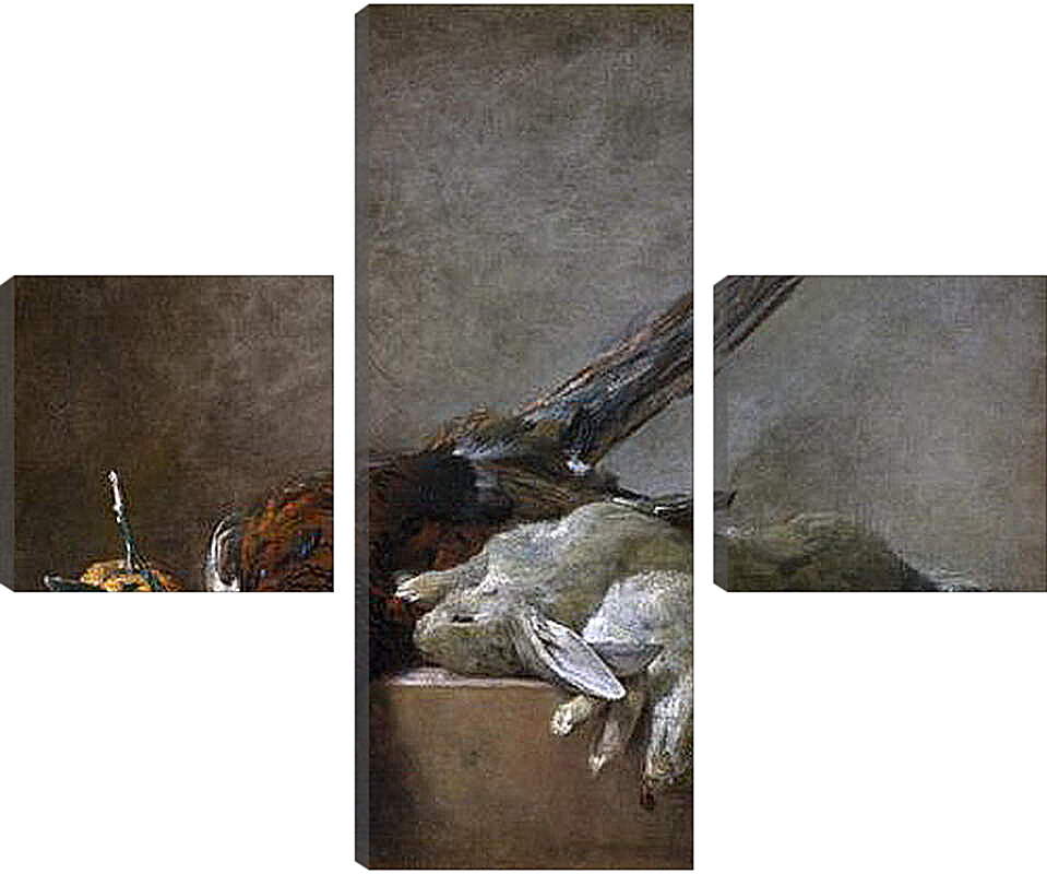 Модульная картина - Натюрморт с добычей. Жан Батист Симеон Шарден
