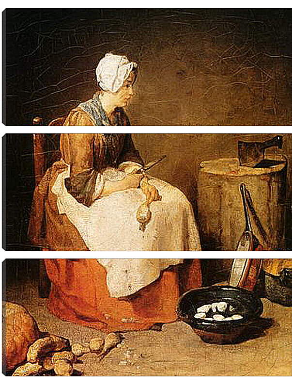 Модульная картина - The Kitchen. Жан Батист Симеон Шарден
