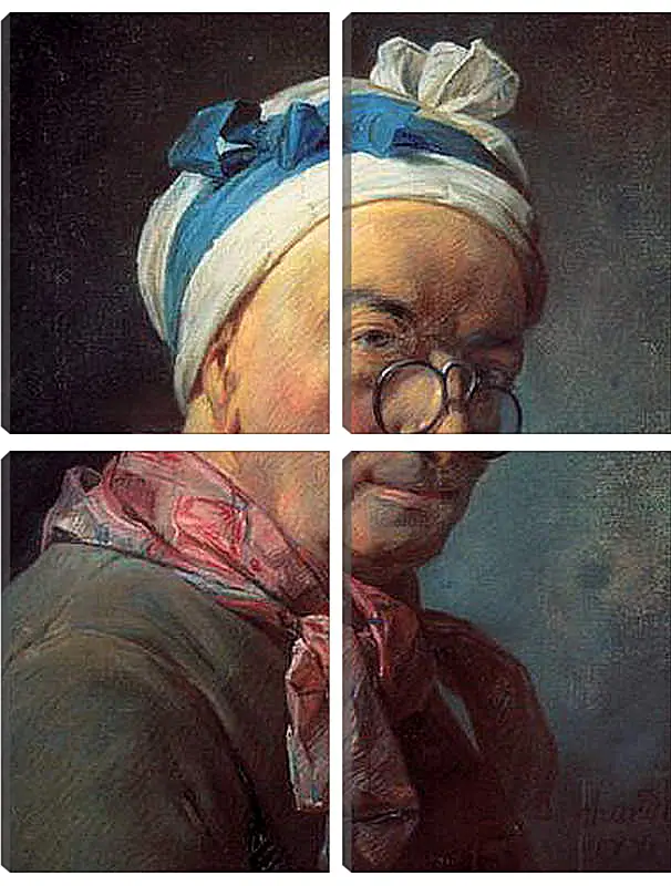 Модульная картина - Self-Portrait. Жан Батист Симеон Шарден
