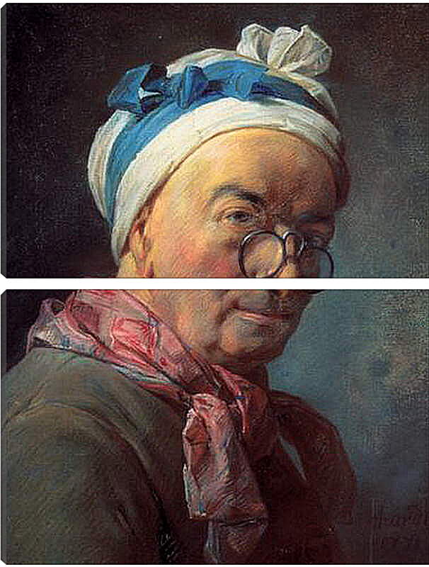 Модульная картина - Self-Portrait. Жан Батист Симеон Шарден
