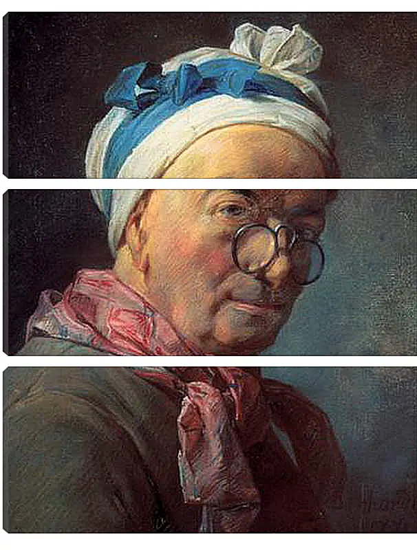 Модульная картина - Self-Portrait. Жан Батист Симеон Шарден
