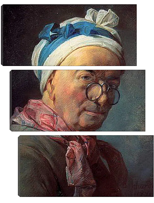 Модульная картина - Self-Portrait. Жан Батист Симеон Шарден