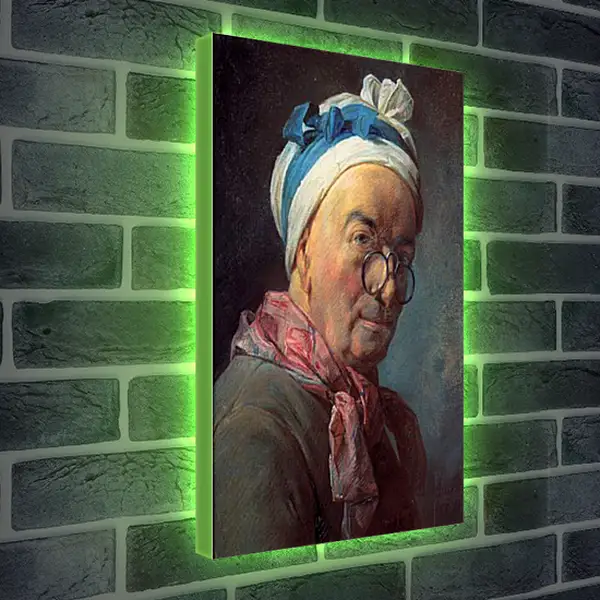 Лайтбокс световая панель - Self-Portrait. Жан Батист Симеон Шарден
