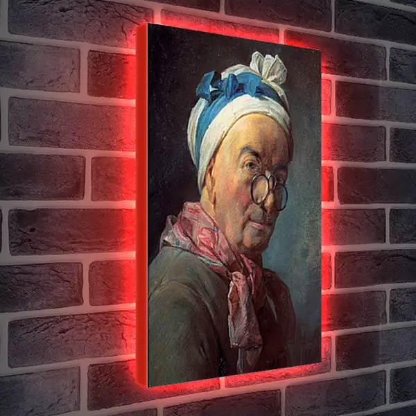 Лайтбокс световая панель - Self-Portrait. Жан Батист Симеон Шарден