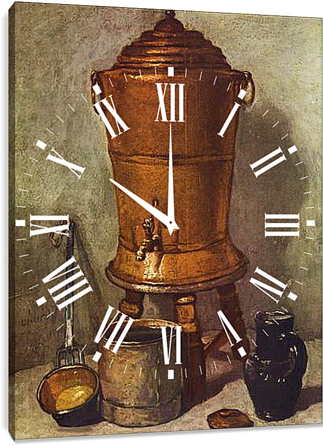 Часы картина - Der Wasserbehalter. Жан Батист Симеон Шарден
