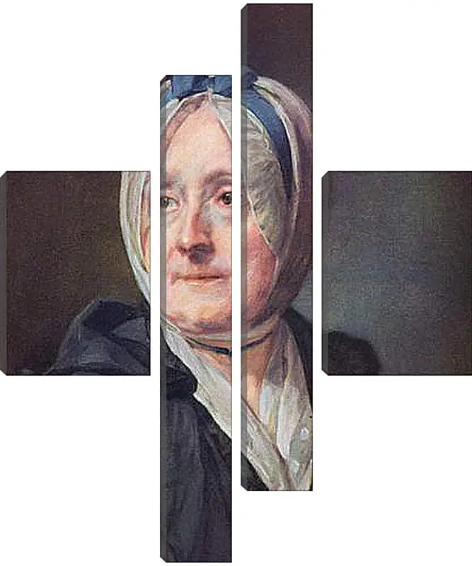 Модульная картина - Portrat der Frau Chardin. Жан Батист Симеон Шарден