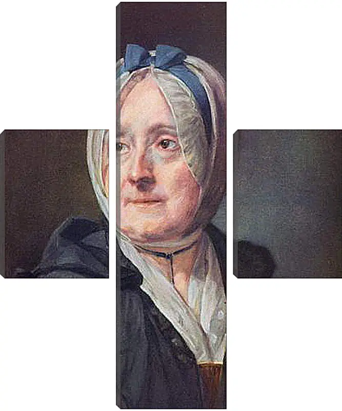 Модульная картина - Portrat der Frau Chardin. Жан Батист Симеон Шарден