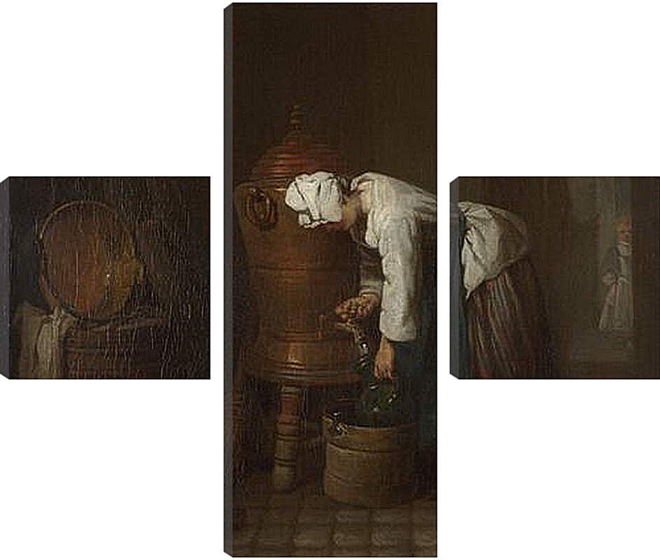 Модульная картина - La Fontaine (The Water Cistern). Жан Батист Симеон Шарден