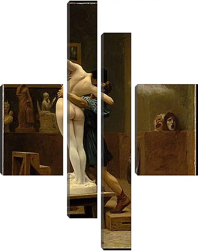 Модульная картина - Pygmalion and Galatea - Пигмалион и Галатея. Жан-Леон Жером