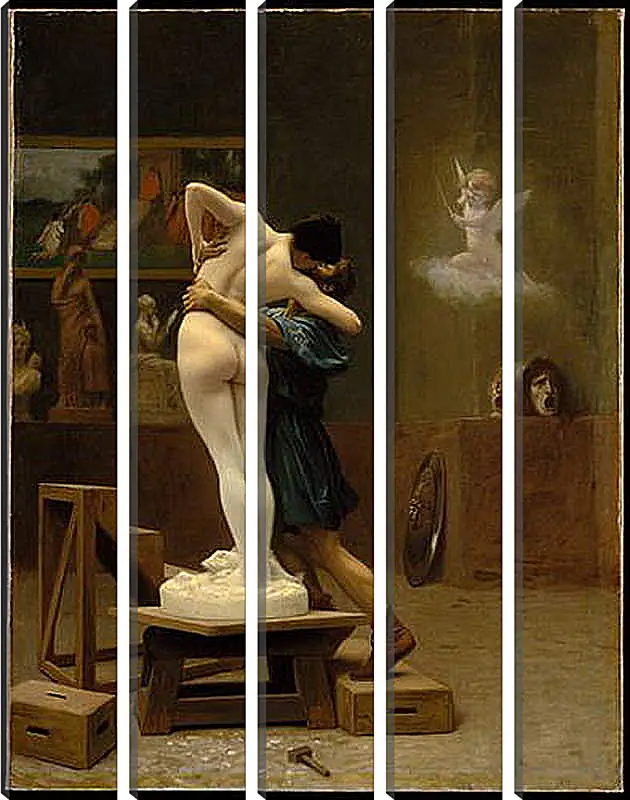Модульная картина - Pygmalion and Galatea - Пигмалион и Галатея. Жан-Леон Жером