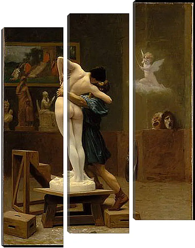 Модульная картина - Pygmalion and Galatea - Пигмалион и Галатея. Жан-Леон Жером