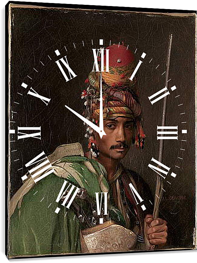 Часы картина - Bashi-Bazouk - Баши-базук. Жан-Леон Жером
