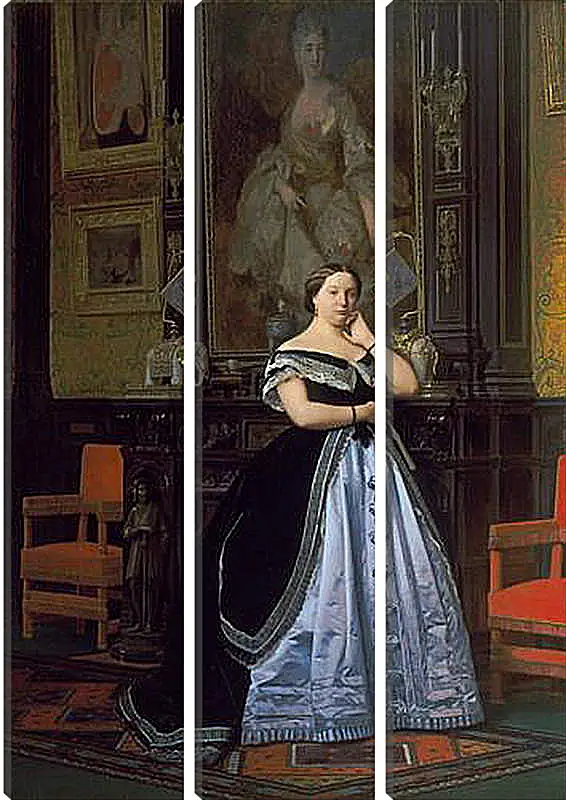 Модульная картина - Charlotte de Rothschild - Портрет Баронессы Натаниель. Жан-Леон Жером
