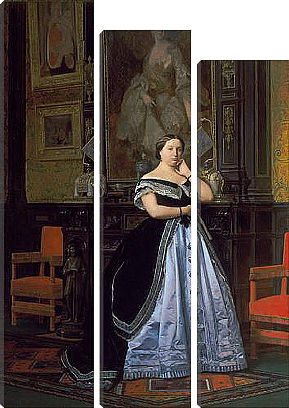 Модульная картина - Charlotte de Rothschild - Портрет Баронессы Натаниель. Жан-Леон Жером
