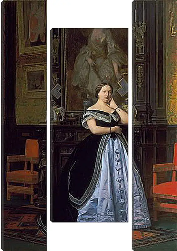 Модульная картина - Charlotte de Rothschild - Портрет Баронессы Натаниель. Жан-Леон Жером