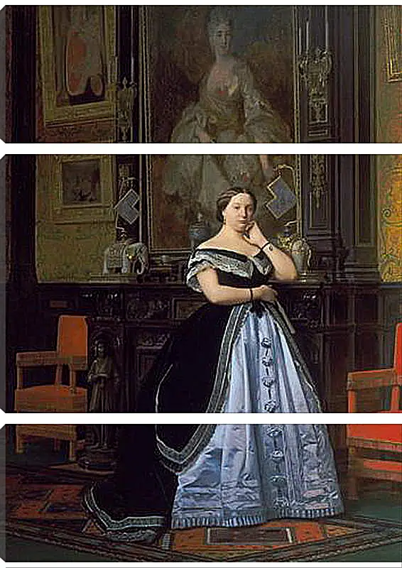 Модульная картина - Charlotte de Rothschild - Портрет Баронессы Натаниель. Жан-Леон Жером