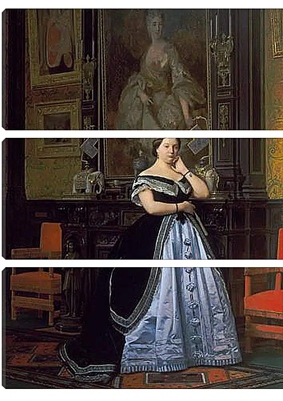 Модульная картина - Charlotte de Rothschild - Портрет Баронессы Натаниель. Жан-Леон Жером