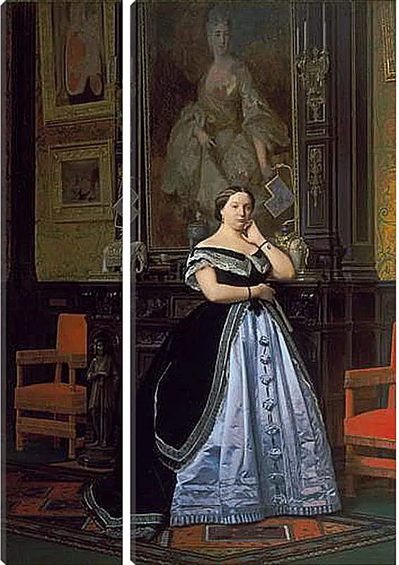 Модульная картина - Charlotte de Rothschild - Портрет Баронессы Натаниель. Жан-Леон Жером