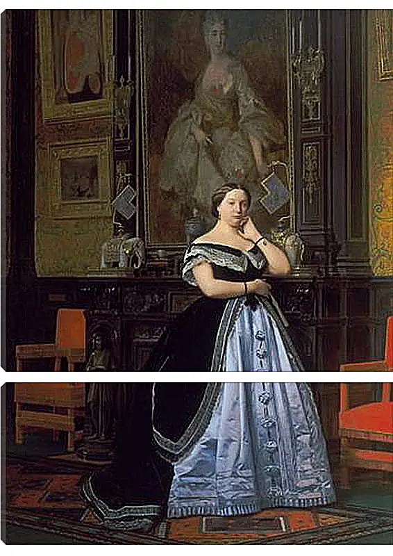 Модульная картина - Charlotte de Rothschild - Портрет Баронессы Натаниель. Жан-Леон Жером