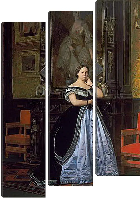 Модульная картина - Charlotte de Rothschild - Портрет Баронессы Натаниель. Жан-Леон Жером