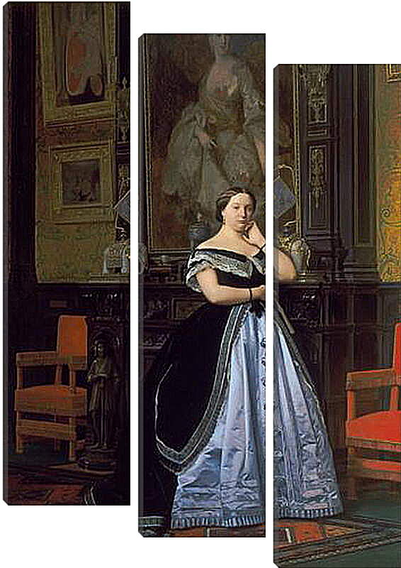 Модульная картина - Charlotte de Rothschild - Портрет Баронессы Натаниель. Жан-Леон Жером
