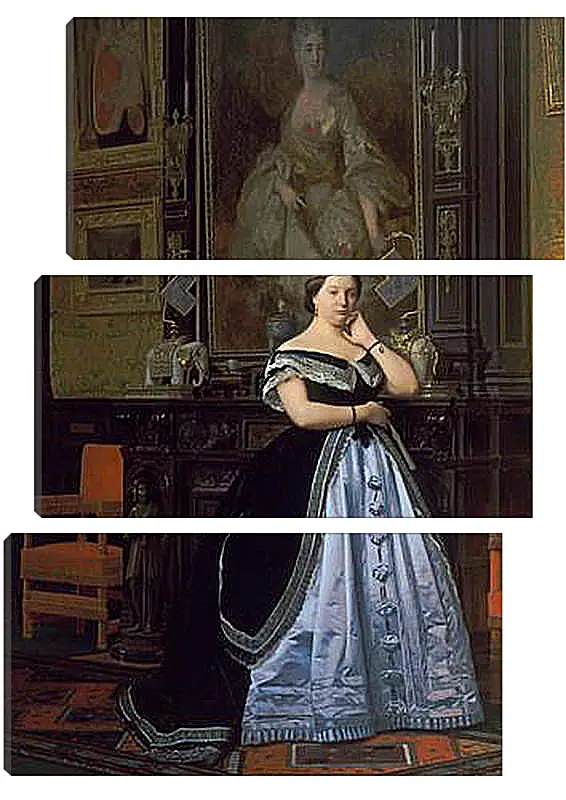 Модульная картина - Charlotte de Rothschild - Портрет Баронессы Натаниель. Жан-Леон Жером