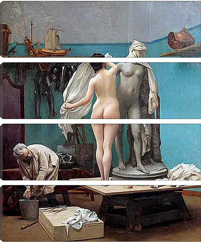 Модульная картина - Завершение сеанса. Жан-Леон Жером