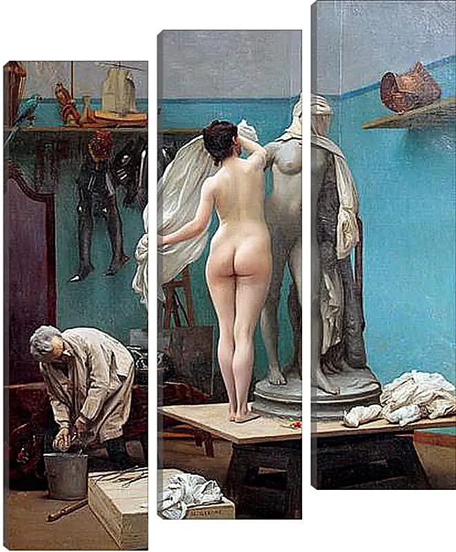Модульная картина - Завершение сеанса. Жан-Леон Жером