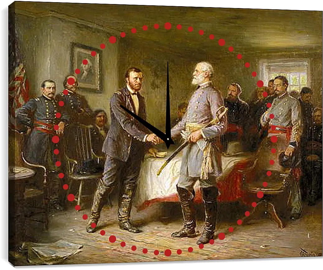 Часы картина - Let Us Have Peace. Жан-Леон Жером