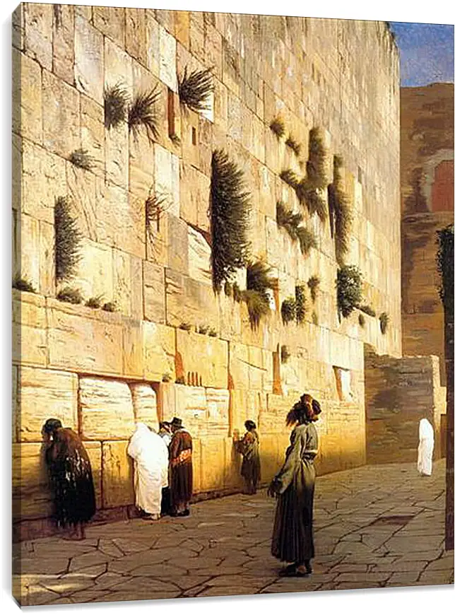Постер и плакат - Solomons Wall Jerusalem. Жан-Леон Жером
