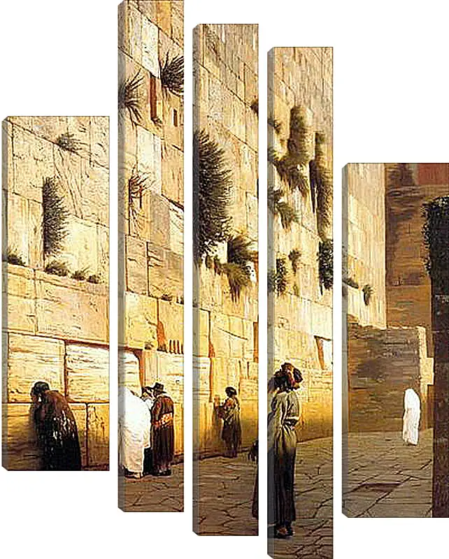Модульная картина - Solomons Wall Jerusalem. Жан-Леон Жером