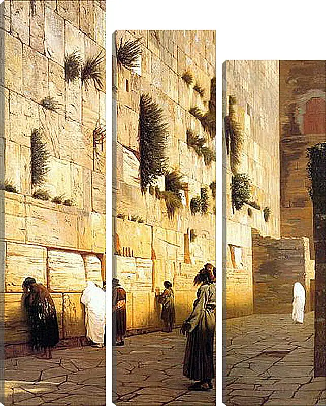 Модульная картина - Solomons Wall Jerusalem. Жан-Леон Жером