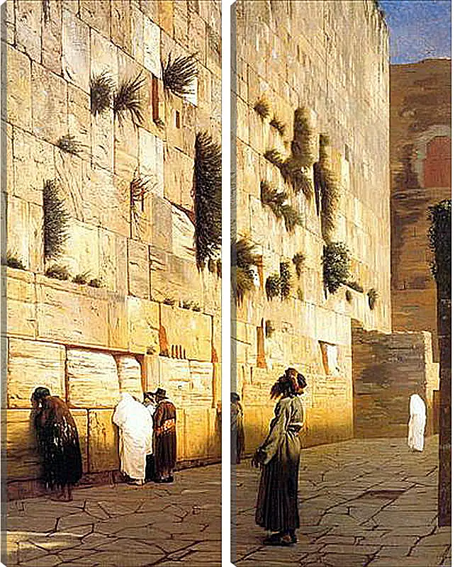 Модульная картина - Solomons Wall Jerusalem. Жан-Леон Жером