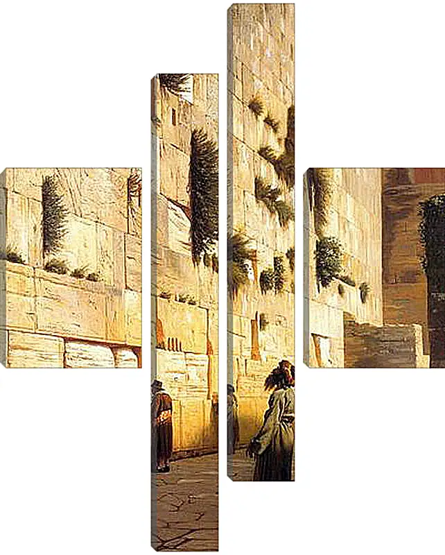 Модульная картина - Solomons Wall Jerusalem. Жан-Леон Жером