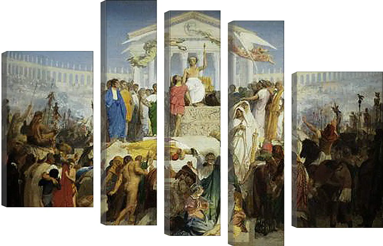 Модульная картина - The Age of Augustus - The Birth of Christ. Жан-Леон Жером
