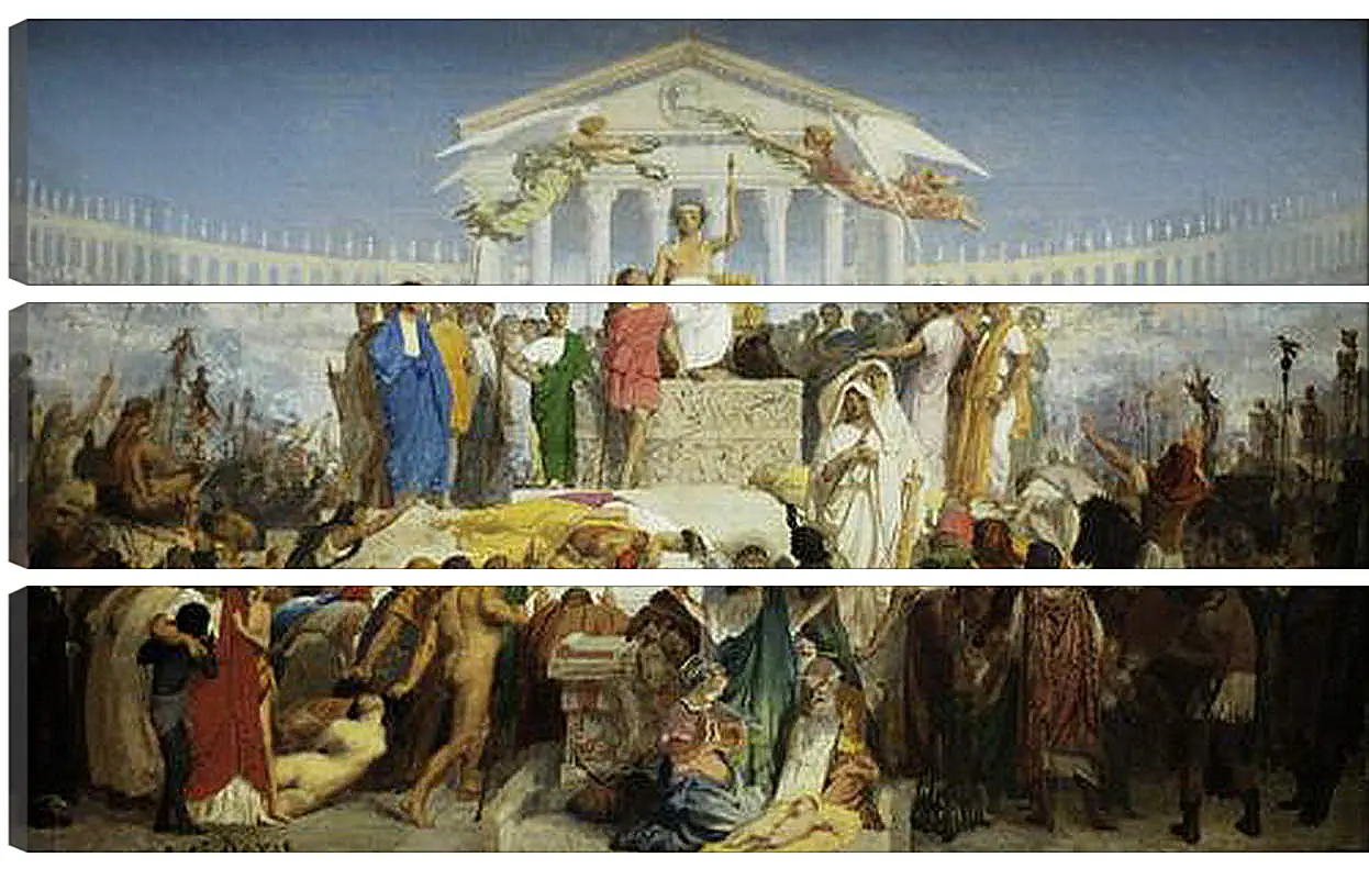 Модульная картина - The Age of Augustus - The Birth of Christ. Жан-Леон Жером