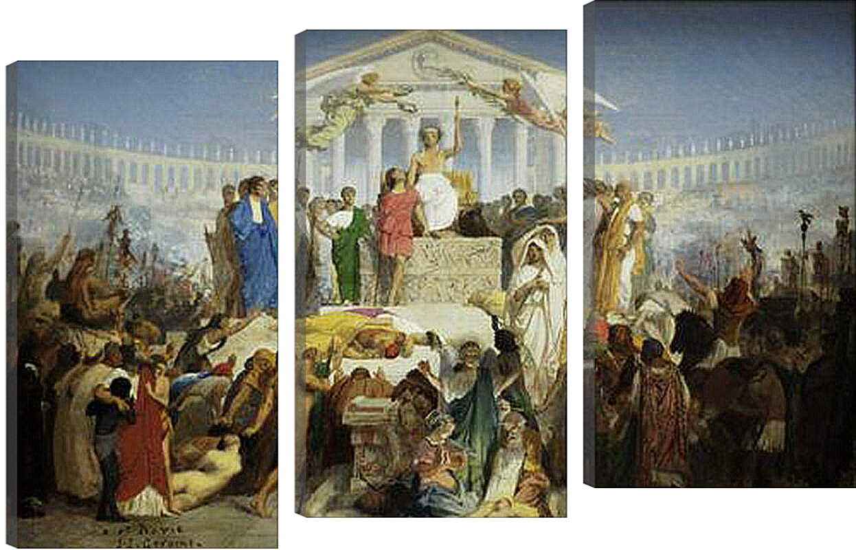 Модульная картина - The Age of Augustus - The Birth of Christ. Жан-Леон Жером