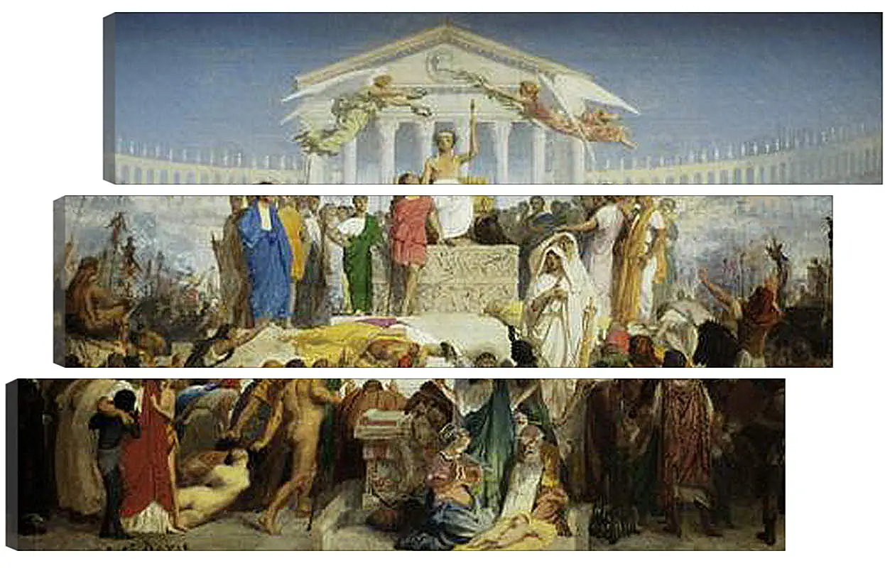 Модульная картина - The Age of Augustus - The Birth of Christ. Жан-Леон Жером