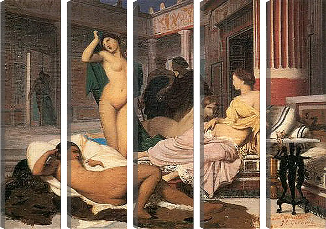 Модульная картина - Greek Interior, sketch. Жан-Леон Жером