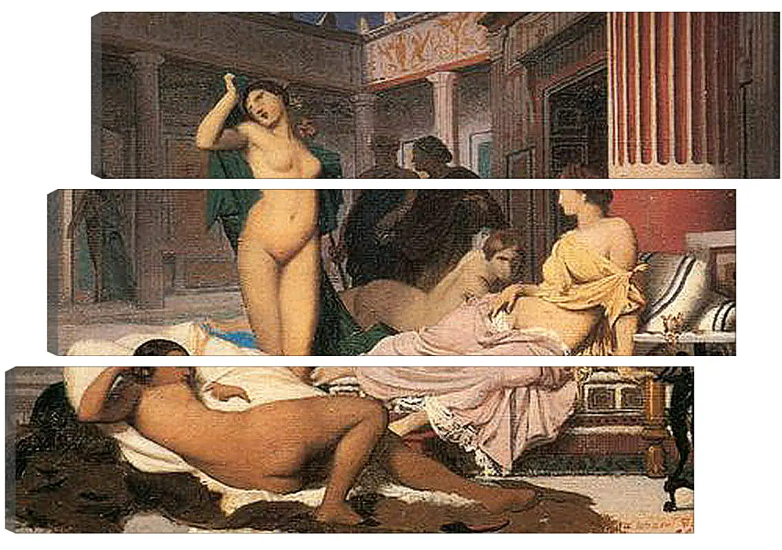 Модульная картина - Greek Interior, sketch. Жан-Леон Жером