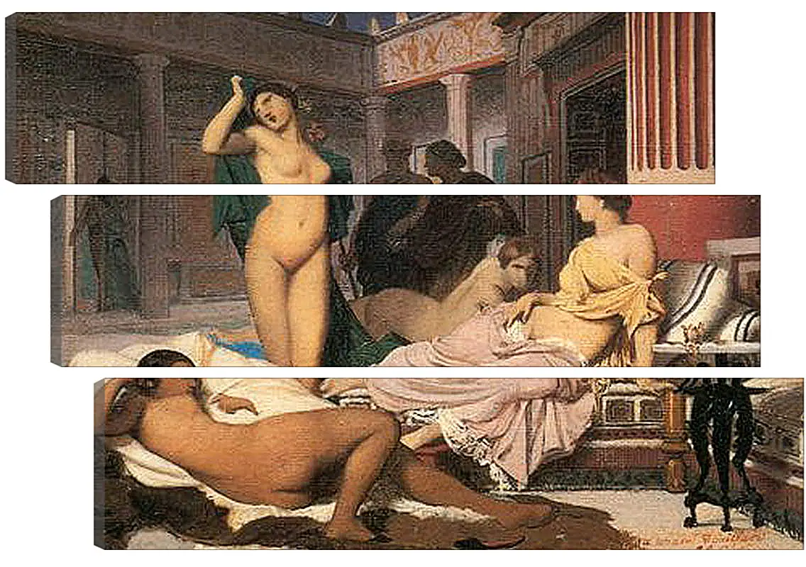 Модульная картина - Greek Interior, sketch. Жан-Леон Жером