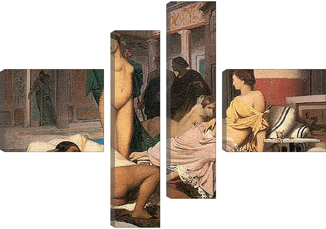 Модульная картина - Greek Interior, sketch. Жан-Леон Жером